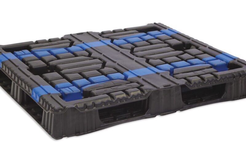 A stack of 44 x 52 TS Bread Pallets.
