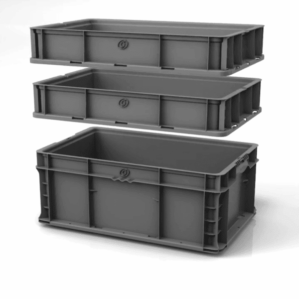 PLUS3215-14 Plastic Straight-Wall Container - ORBIS StakPak Plus